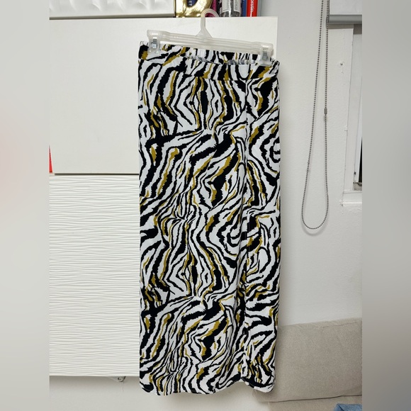 Printed midi skirt elastic waist band - Picture 1 of 2